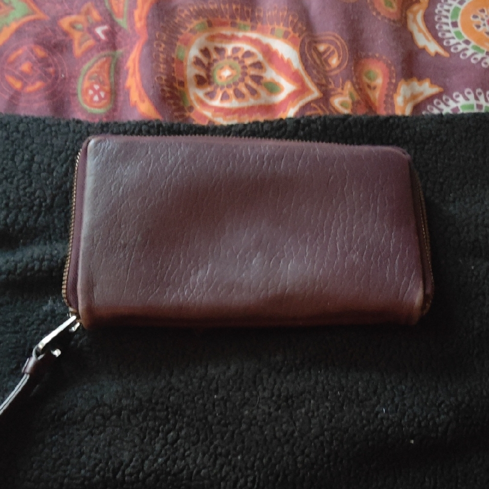 Perlina Deep Purple genuine Leather Wallet